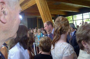 Prince William, the Duke of Cambridge, smiling during a public engagement