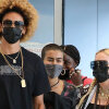 Madonna with her boyfriend and children flew to New York to celebrate her birthday