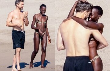 Lupita Nyong'o and Joshua Jackson enjoy a romantic vacation in Mexico