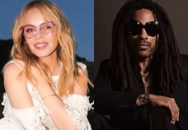 Kylie Minogue and Lenny Kravitz Suspected of Having an Affair