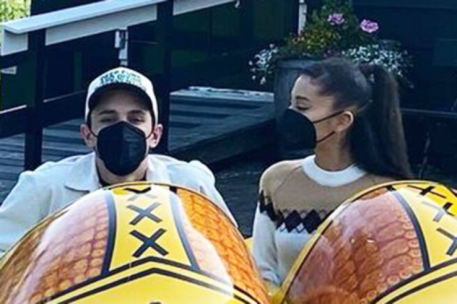 Ariana Grande showed photos from her honeymoon in Amsterdam with her husband Dalton Gomez