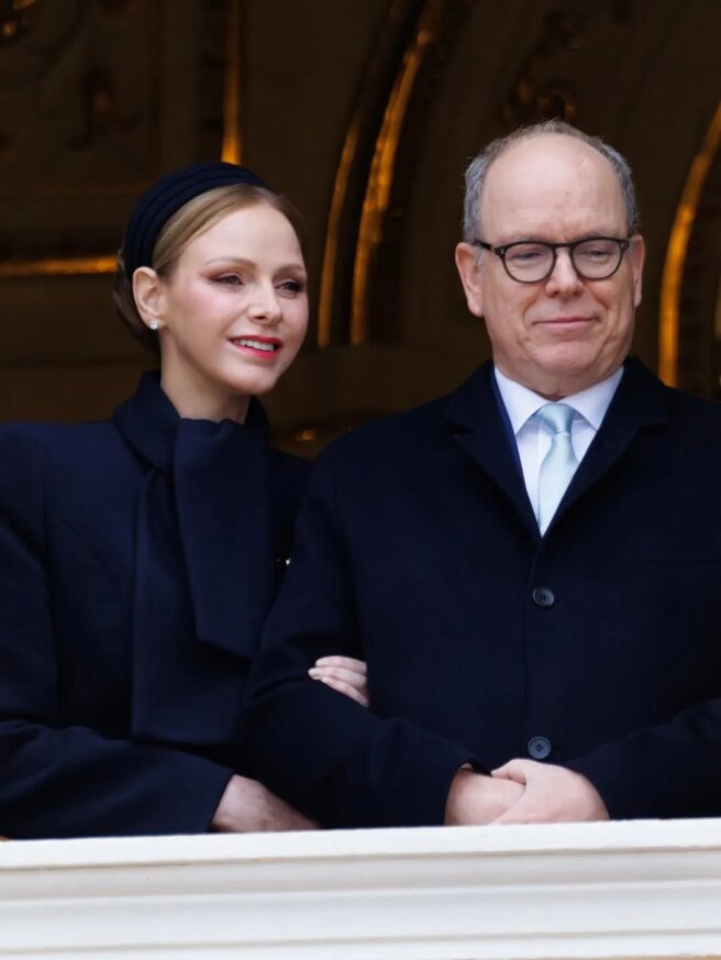 Княгиня Шарлен и князь Альбер II