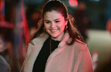 Selena Gomez on the set of the TV series "Murders in one building" in New York: new photos