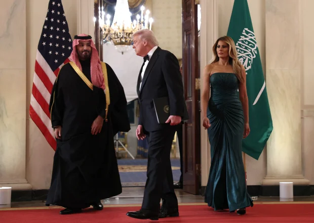 Мухаммед ибн Салман, Дональд и Мелания Трамп