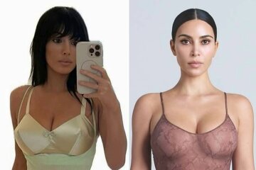 Bianca Censori presented her own lingerie brand and was accused of plagiarizing Kim Kardashian's Skims.