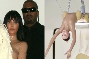 Furniture made of people and Kanye West among the guests: Bianca Censori presented her second performance in Seoul.