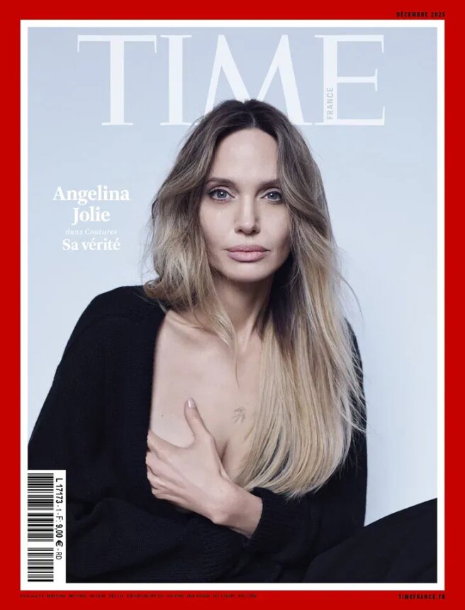 Анджелина Джоли на обложке Time France 