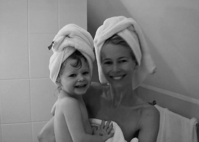 Клаудия Шиффер и Клементина де Вер Драммонд