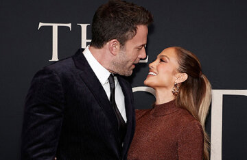 Jennifer Lopez supported Ben Affleck at the premiere of the film "The Last Duel" in New York