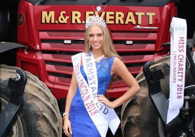 Finalist of the Miss England 2022 competition became a truck driver