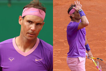 The network discusses sports tight pink shorts of Rafael Nadal