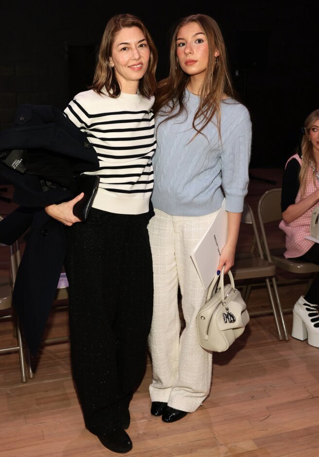 София Коппола с дочерью