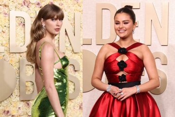 The Internet is wondering what they gossiped about at the Golden Globes. Selena Gomez and Taylor Swift