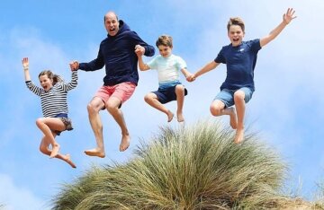 Kate Middleton Posts New Photo of Prince William With Children in Honor of His Birthday