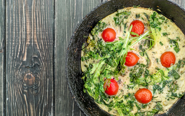 Spinach frittata