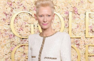 Golden Globes 2025: Tilda Swinton on the Red Carpet