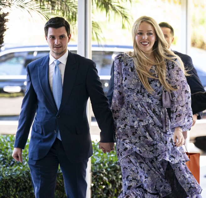 Тиффани Трамп с мужем Майклом Булосом