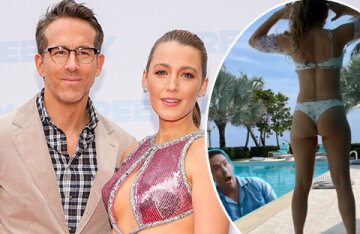 Supported or touched: Blake Lively posted a picture in a bikini to advertise a movie with Ryan Reynolds