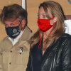 Sean Penn with wife Layla George at dinner in Malibu