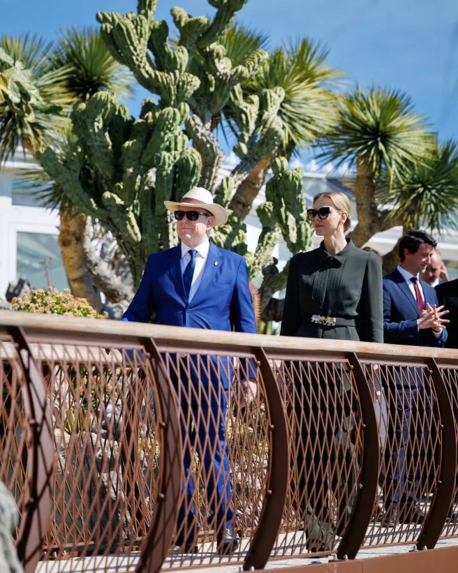 Княгиня Шарлен и князь Альбер II