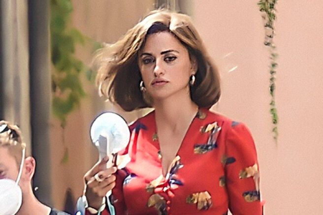 The style of Italy of the 70s: Penelope Cruz on the set of the film L'immensita