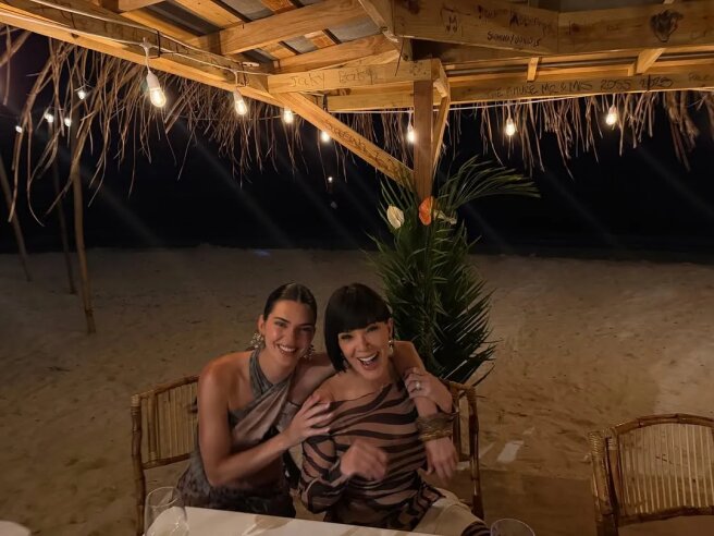 Кендалл и Крис Дженнер