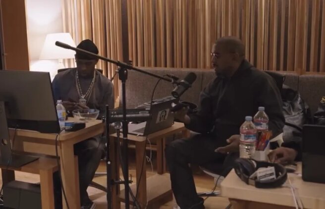 Канье Уэст записывает новый трек