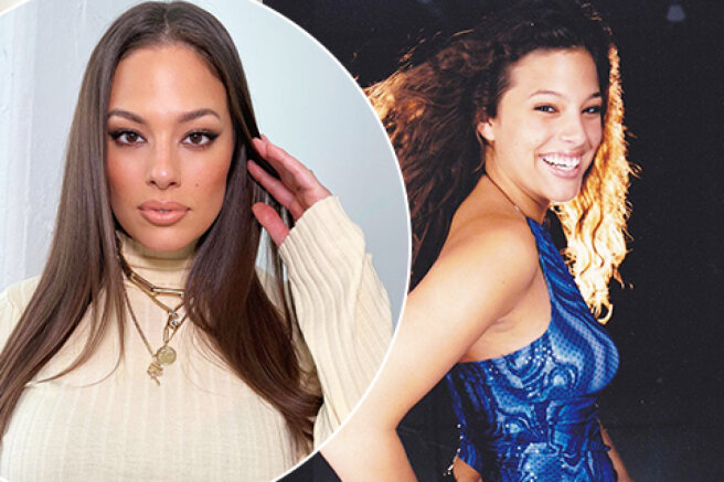 Fans of Ashley Graham discuss her teen photos: "You don't change!"