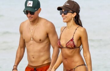 Jessica Alba was photographed in a bikini on the beach with her boyfriend, who is 11 years younger than her.