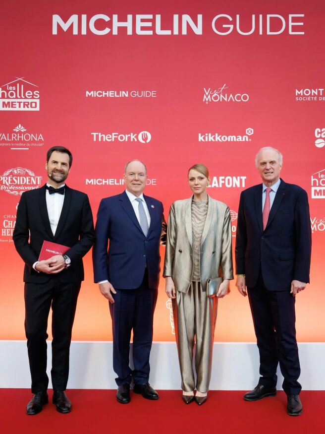 Княгиня Шарлен и князь Альбер II