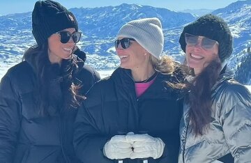 Meghan Markle relaxes at a ski resort with friends