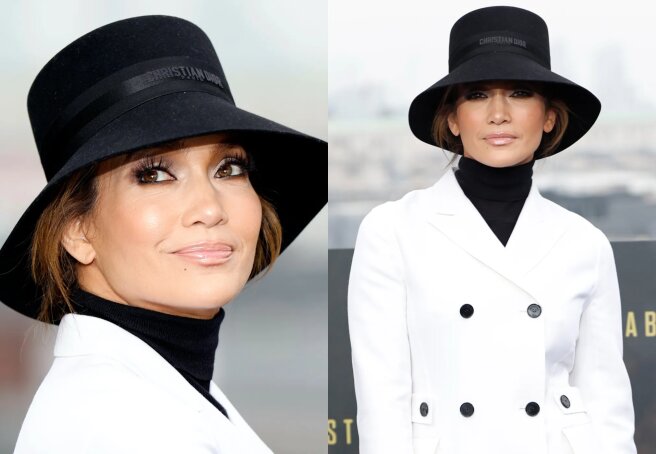 Jennifer Lopez Attends Film Premiere Dressed As Princess Diana