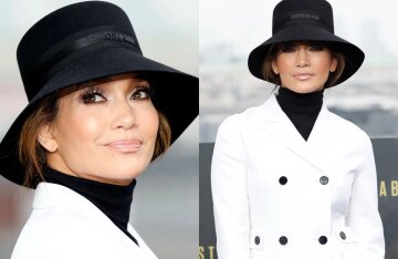 Jennifer Lopez Attends Film Premiere Dressed As Princess Diana