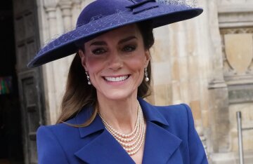 Kate Middleton, Prince William, King Charles III and the Prince of Monaco attended a celebratory service in London.