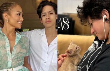 Jennifer Lopez shared archival footage of her twins Emma and Max in honor of their 18th birthday.