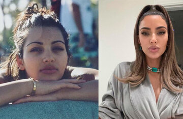 24 years ago: Kim Kardashian shared an archive photo