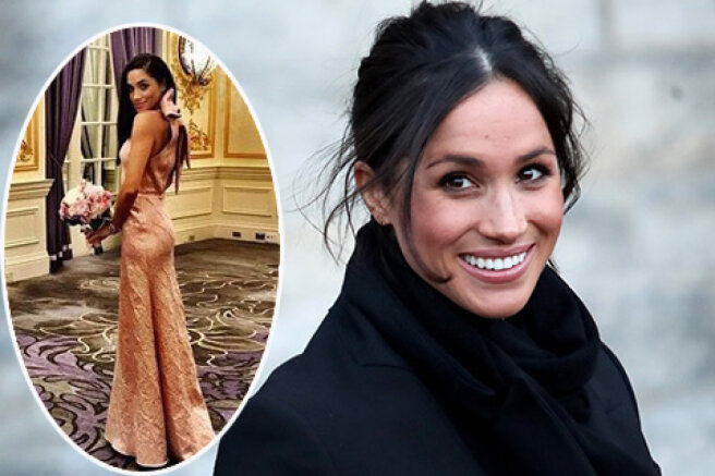 The network has an archive picture of Meghan Markle as a bridesmaid