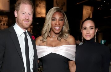 Meghan Markle, Prince Harry, Jessica Alba with her boyfriend, Lizzo, and Paris Hilton at a charity event in Los Angeles.