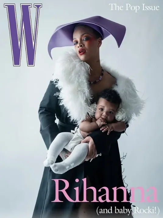 Рианна с дочерью Роки на обложке журнала V Magazine