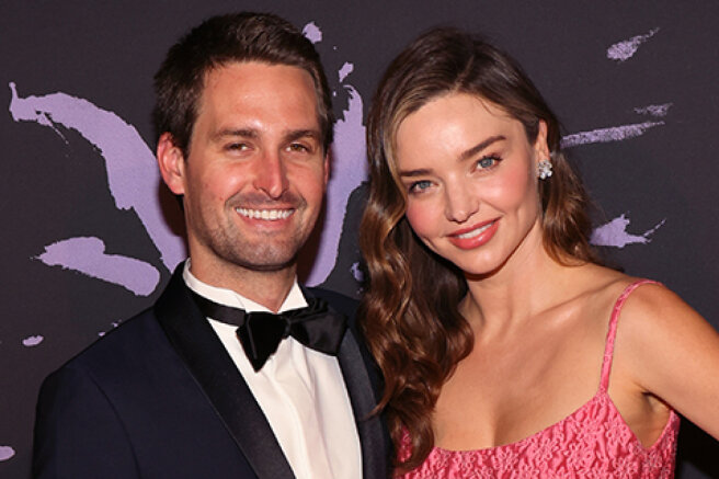 Miranda Kerr and Evan Spiegel attended a charity event in Los Angeles
