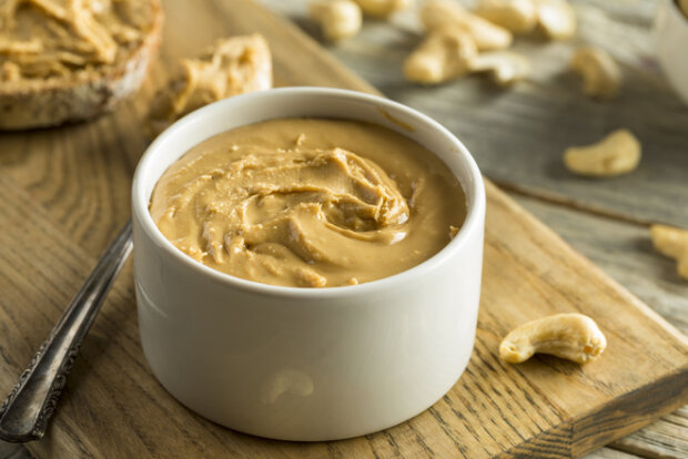 Bread with nut paste