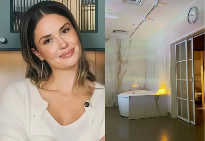 "The doctor's hands are more important than the interior." Spletnik discusses Agata Muceniece's 1 million ruble birth at an elite clinic.