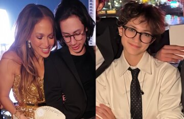 Jennifer Lopez shared rare photos with her 17-year-old twins