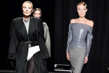Renata Litvinova took to the podium at her daughter's graduation show