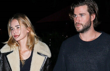 Liam Hemsworth and his girlfriend Gabriella Brooks went to dinner with the actor's family