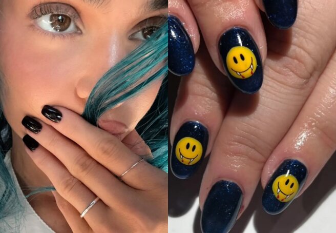 Dark Shades and "Autumn French": 13 Trendy Manicure Ideas Like Hailey Bieber and More