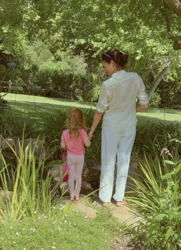 Меган Маркл с дочерью Лилибет