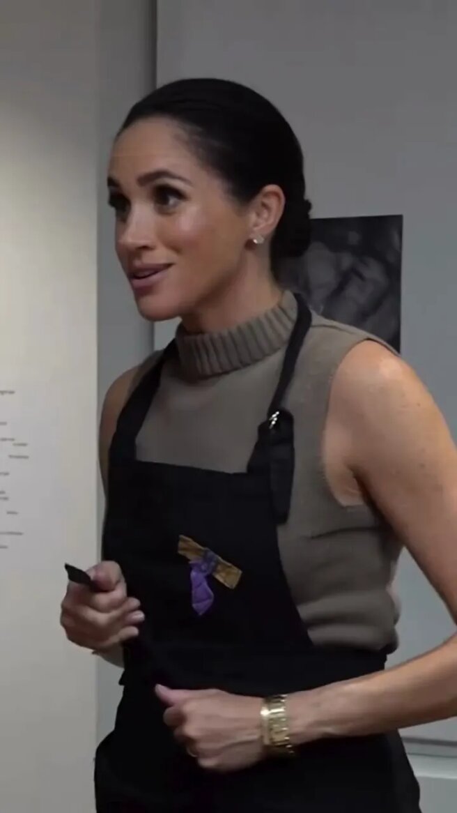 Кадры из видео Меган Маркл