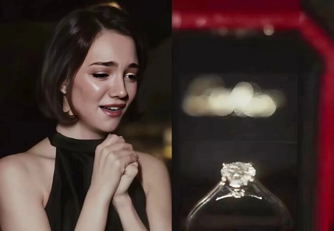 "It's not even a karat." Evgenia Medvedeva's "modest" 845,000-ruble engagement ring is being discussed online.