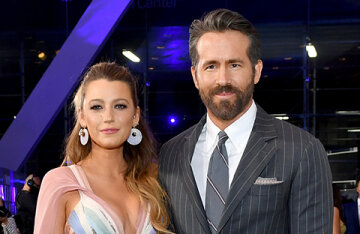 Blake Lively and Ryan Reynolds attend the premiere of The Adam Project